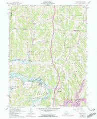 Kimbolton Ohio Historical topographic map, 1:24000 scale, 7.5 X 7.5 Minute, Year 1962