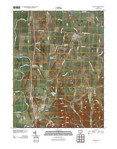 Kingston Ohio Historical topographic map, 1:24000 scale, 7.5 X 7.5 Minute, Year 2010
