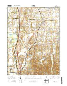 Kingston Ohio Historical topographic map, 1:24000 scale, 7.5 X 7.5 Minute, Year 2013