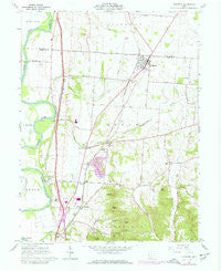 Kingston Ohio Historical topographic map, 1:24000 scale, 7.5 X 7.5 Minute, Year 1961
