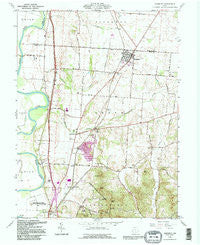 Kingston Ohio Historical topographic map, 1:24000 scale, 7.5 X 7.5 Minute, Year 1992