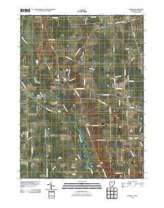 Kinsman Ohio Historical topographic map, 1:24000 scale, 7.5 X 7.5 Minute, Year 2010