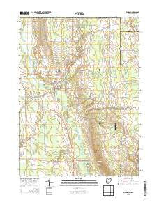 Kinsman Ohio Historical topographic map, 1:24000 scale, 7.5 X 7.5 Minute, Year 2013
