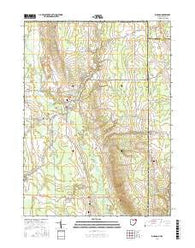 Kinsman Ohio Current topographic map, 1:24000 scale, 7.5 X 7.5 Minute, Year 2016