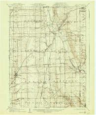 Kinsman Ohio Historical topographic map, 1:62500 scale, 15 X 15 Minute, Year 1907