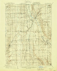Kinsman Ohio Historical topographic map, 1:62500 scale, 15 X 15 Minute, Year 1907