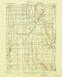 Kinsman Ohio Historical topographic map, 1:62500 scale, 15 X 15 Minute, Year 1907