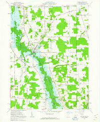 Kinsman Ohio Historical topographic map, 1:24000 scale, 7.5 X 7.5 Minute, Year 1961