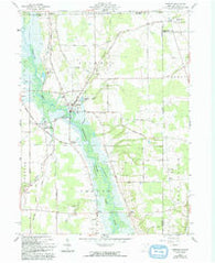 Kinsman Ohio Historical topographic map, 1:24000 scale, 7.5 X 7.5 Minute, Year 1961