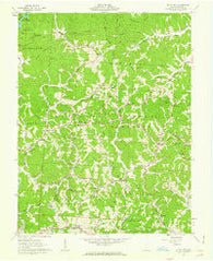 Kitts Hill Ohio Historical topographic map, 1:24000 scale, 7.5 X 7.5 Minute, Year 1961