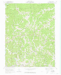 Kitts Hill Ohio Historical topographic map, 1:24000 scale, 7.5 X 7.5 Minute, Year 1972