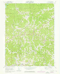 Kitts Hill Ohio Historical topographic map, 1:24000 scale, 7.5 X 7.5 Minute, Year 1972