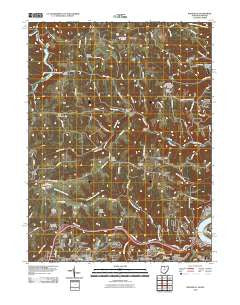 Knoxville Ohio Historical topographic map, 1:24000 scale, 7.5 X 7.5 Minute, Year 2010