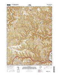 Knoxville Ohio Current topographic map, 1:24000 scale, 7.5 X 7.5 Minute, Year 2016