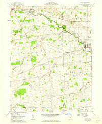 La Rue Ohio Historical topographic map, 1:24000 scale, 7.5 X 7.5 Minute, Year 1961