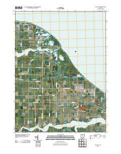 Lacarne Ohio Historical topographic map, 1:24000 scale, 7.5 X 7.5 Minute, Year 2010