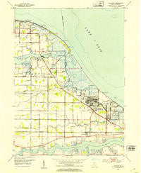 Lacarne Ohio Historical topographic map, 1:24000 scale, 7.5 X 7.5 Minute, Year 1952