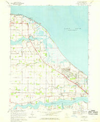 Lacarne Ohio Historical topographic map, 1:24000 scale, 7.5 X 7.5 Minute, Year 1967