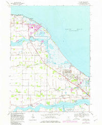 Lacarne Ohio Historical topographic map, 1:24000 scale, 7.5 X 7.5 Minute, Year 1967