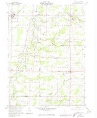 Lagrange Ohio Historical topographic map, 1:24000 scale, 7.5 X 7.5 Minute, Year 1960