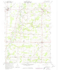 Lagrange Ohio Historical topographic map, 1:24000 scale, 7.5 X 7.5 Minute, Year 1960