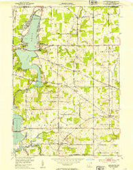 Lake Milton Ohio Historical topographic map, 1:24000 scale, 7.5 X 7.5 Minute, Year 1952
