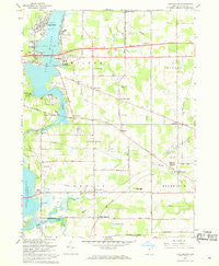 Lake Milton Ohio Historical topographic map, 1:24000 scale, 7.5 X 7.5 Minute, Year 1966