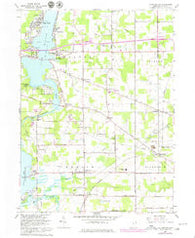 Lake Milton Ohio Historical topographic map, 1:24000 scale, 7.5 X 7.5 Minute, Year 1966