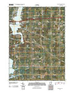 Lake Milton Ohio Historical topographic map, 1:24000 scale, 7.5 X 7.5 Minute, Year 2010