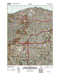 Lakewood Ohio Historical topographic map, 1:24000 scale, 7.5 X 7.5 Minute, Year 2010