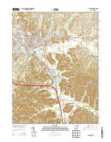 Lancaster Ohio Historical topographic map, 1:24000 scale, 7.5 X 7.5 Minute, Year 2013