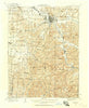 Lancaster Ohio Historical topographic map, 1:62500 scale, 15 X 15 Minute, Year 1907