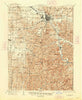 Lancaster Ohio Historical topographic map, 1:62500 scale, 15 X 15 Minute, Year 1909