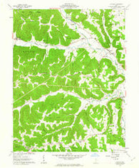 Latham Ohio Historical topographic map, 1:24000 scale, 7.5 X 7.5 Minute, Year 1961