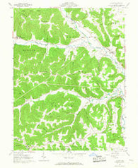 Latham Ohio Historical topographic map, 1:24000 scale, 7.5 X 7.5 Minute, Year 1961