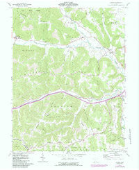 Latham Ohio Historical topographic map, 1:24000 scale, 7.5 X 7.5 Minute, Year 1961