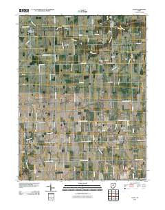 Laura Ohio Historical topographic map, 1:24000 scale, 7.5 X 7.5 Minute, Year 2010