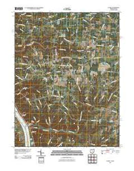 Laurel Ohio Historical topographic map, 1:24000 scale, 7.5 X 7.5 Minute, Year 2010