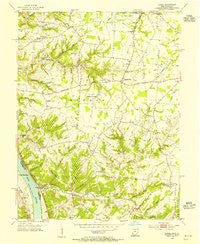 Laurel Ohio Historical topographic map, 1:24000 scale, 7.5 X 7.5 Minute, Year 1953