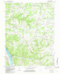 Laurel Ohio Historical topographic map, 1:24000 scale, 7.5 X 7.5 Minute, Year 1981