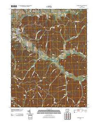 Laurelville Ohio Historical topographic map, 1:24000 scale, 7.5 X 7.5 Minute, Year 2010