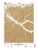 Laurelville Ohio Current topographic map, 1:24000 scale, 7.5 X 7.5 Minute, Year 2016