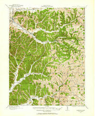 Laurelville Ohio Historical topographic map, 1:62500 scale, 15 X 15 Minute, Year 1910