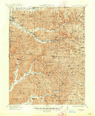 Laurelville Ohio Historical topographic map, 1:62500 scale, 15 X 15 Minute, Year 1912
