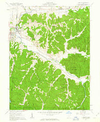 Laurelville Ohio Historical topographic map, 1:24000 scale, 7.5 X 7.5 Minute, Year 1961
