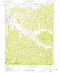 Laurelville Ohio Historical topographic map, 1:24000 scale, 7.5 X 7.5 Minute, Year 1961