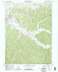 Laurelville Ohio Historical topographic map, 1:24000 scale, 7.5 X 7.5 Minute, Year 1992