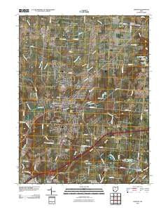 Lebanon Ohio Historical topographic map, 1:24000 scale, 7.5 X 7.5 Minute, Year 2010