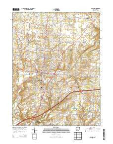 Lebanon Ohio Historical topographic map, 1:24000 scale, 7.5 X 7.5 Minute, Year 2013