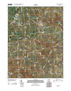 Leesburg Ohio Historical topographic map, 1:24000 scale, 7.5 X 7.5 Minute, Year 2010